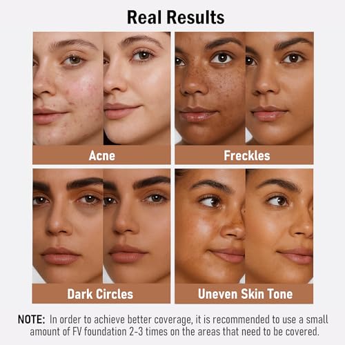 FV Waterproof Foundation 2 Pack, Matte Liquid Makeup