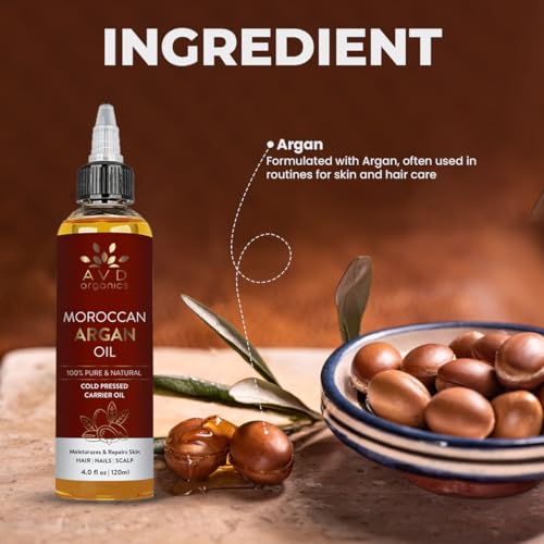 AVD Organics 100% Pure Moroccan Argan Oil 120ml