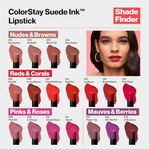 Revlon ColorStay Suede Ink Lipstick - 008 That Girl