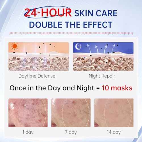 2-in-1 Face Serum, Vitamin C and Retinol Face Serum, Anti-Aging Skincare Set with Hyaluronic Acid, Niacinamide and Retinol for Anti-Wrinkle and Firming