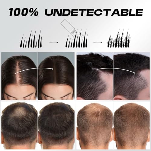 Black Hair Fibers Thickening Powder 27.5g - Instant Fuller Look