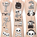 Bad Two the Bone Temporary Tattoo Stickers - 200+ Skull Designs