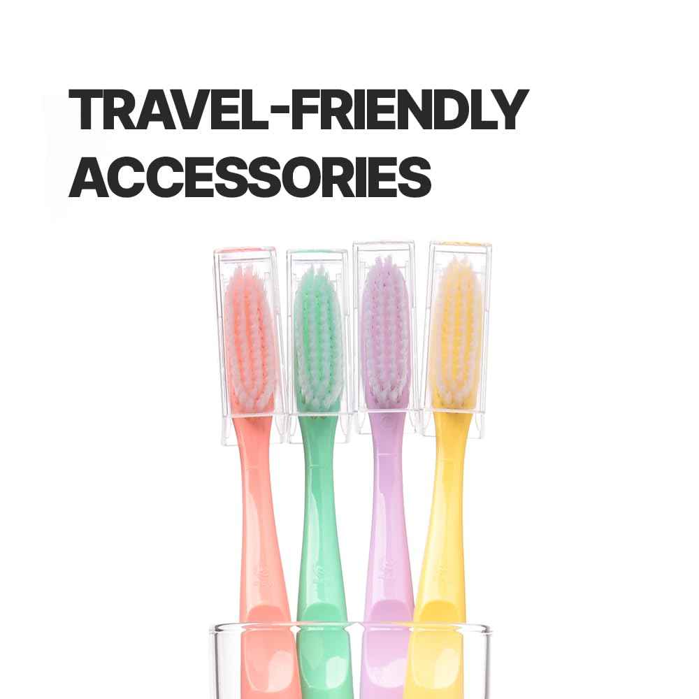 WANGTA Mini Basic – Large Toothbrush – 1.4 inch (3.5 cm) Head | 3,200 Bristles for Deep Cleaning & Gum Care | Made in Korea Premium Oral Care (10 Pack)