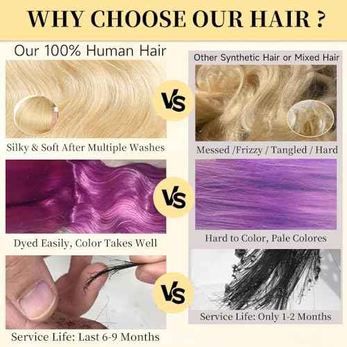 613 13x6 Lace Front Wig Human Hair 30 Inch 100% Real Blonde Wig Human Hair Body Wave HD Lace Front Wigs Human Hair 200 Density Easily Stained No Tangle Minimal Shedding Longer Life