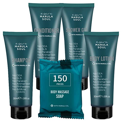 OPPEAL Marula Oil Travel Toiletries Set - 5-Piece 1 oz Essentials