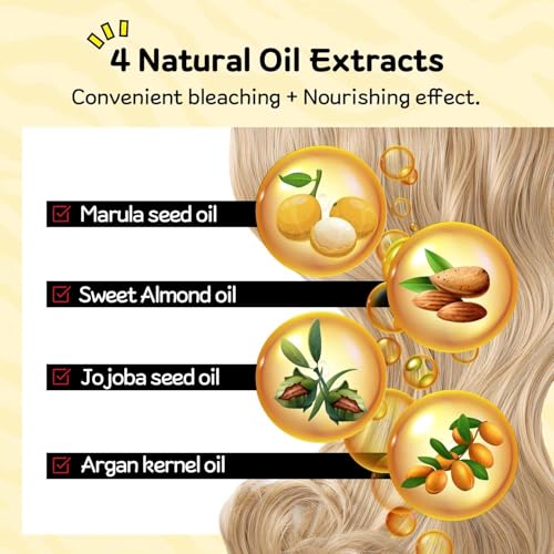 eZn Super Rich Cream Hair Bleach Kit with Toner Shampoo