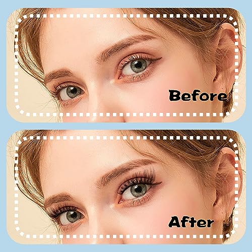 KevKev Lash Clusters 144 Pcs Fluffy DIY Eyelash Extensions