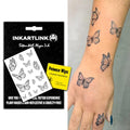 Realistic Butterfly Semi-Permanent Tattoo - Waterproof & Sweat-Resistant