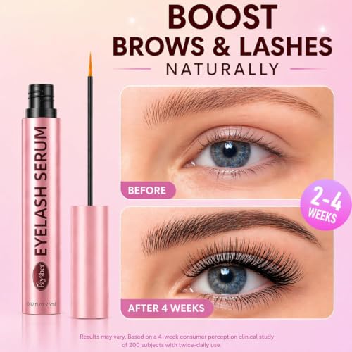 Lash Growth Serum for Longer, Fuller Lashes & Eyebrows