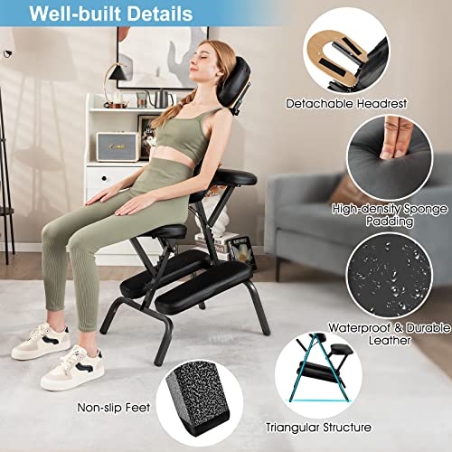 Portable Massage Chair with Carrying Bag – Lightweight & Foldable