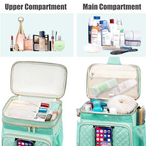 Tealari Large Toiletry Bag with Hanging Hook & Phone Pocket
