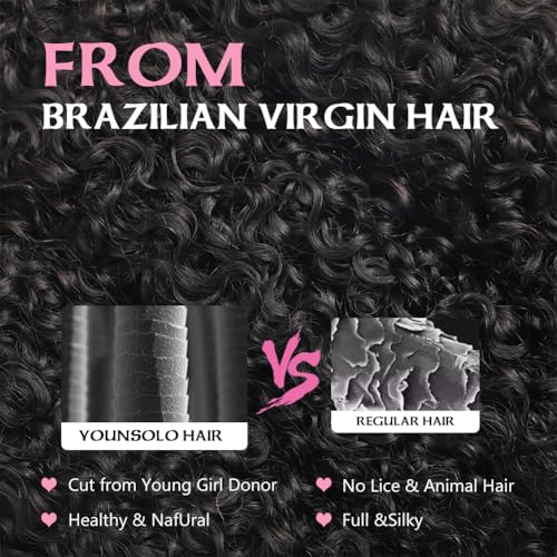Burmese Curly Human Hair Bundles 16-22 Inch 100% Virgin Remy