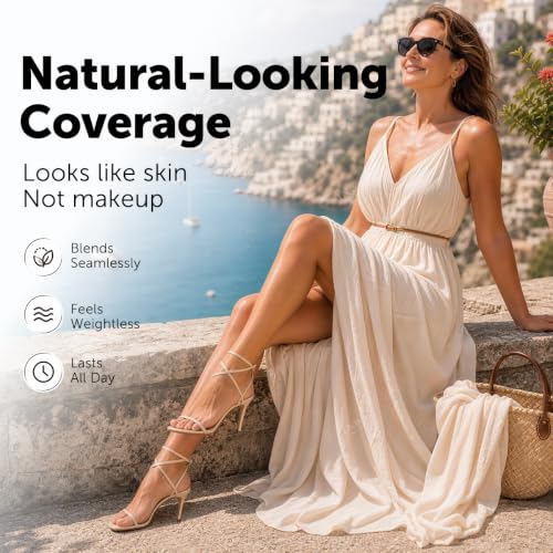 Waterproof Body Concealer with Hyaluronic Acid - Flawless Skin Filter for Legs & Body