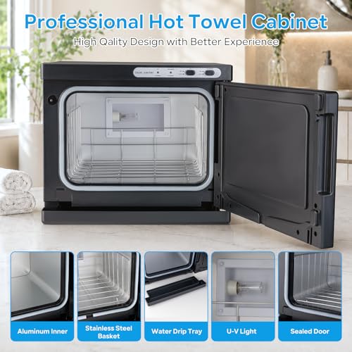 8L Professional Towel Warmer Cabinet with UV Light