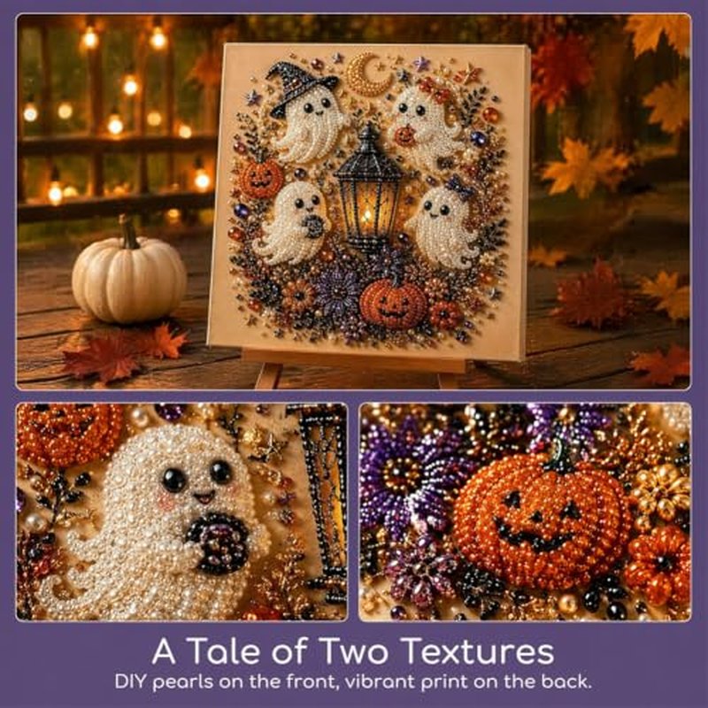 Halloween Ghost Pearl Art Diamond Painting Kit