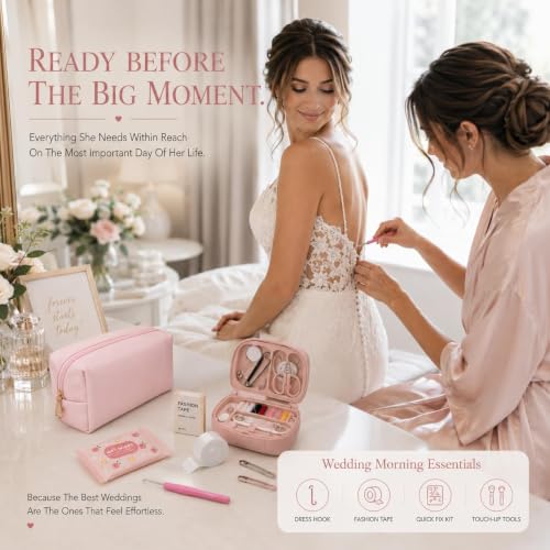 Wedding Emergency Kit for Bride - 80+ Pieces Bridal Survival Kit