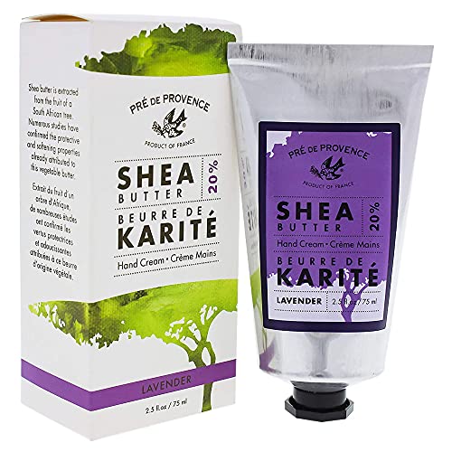 Pre de Provence Shea Butter Hand Cream, 75ml Lavender