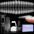 Tipex Instant Apex Nail Tips Kit – 120pc Coffin Full Cover Press-On Nails