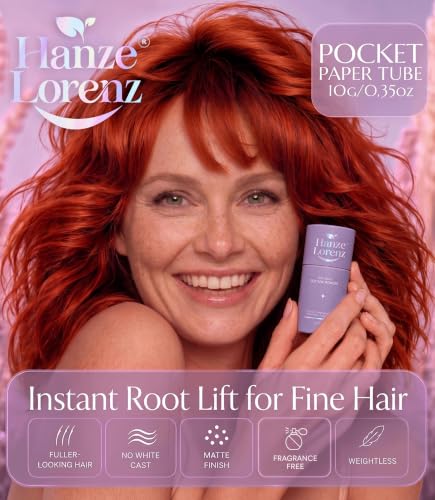 Hanze Lorenz Volumizing Root Lift Powder for Fine Hair - Unscented, Invisible Texturizer & Teasing Powder