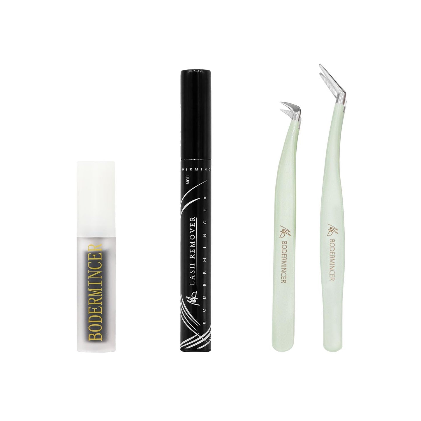 Bodermincer Lash Kits Lash Glue+Lash Tweezers+Lash Remover (Lash Kit)