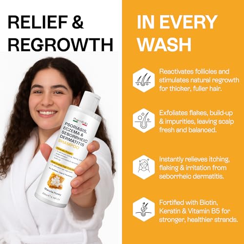 Pharmlitalia Psoriasis Shampoo with Salicylic Acid 3% – 6.76 Fl Oz (Pack of 2)