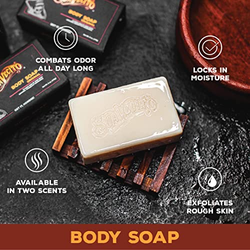 Suavecito Pomade Signature Scent Essentials Bundle: Hair Styling Pomade, Aluminum Free Deodorant, Moisturizing Body Soap