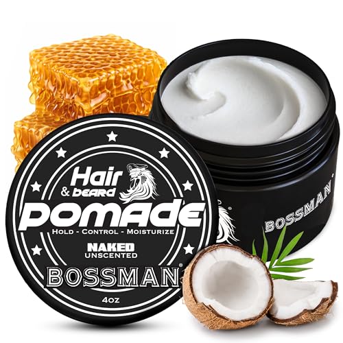 Bossman Naked Beard Pomade - Medium Hold & Moisturizing