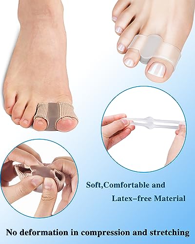 Bunion Corrector Toe Separators 4-Pack for Pain Relief