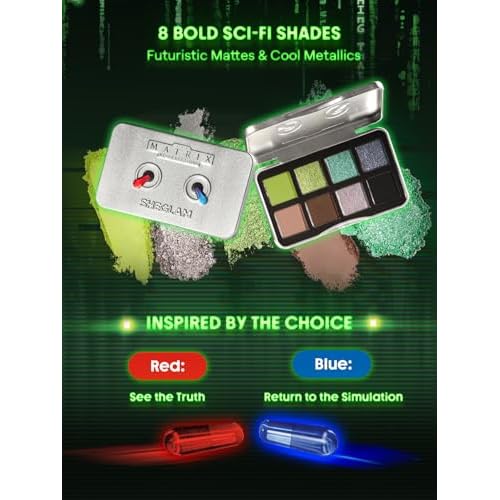 SHEGLAM The Matrix Collection Set All in One Makeup Kit Includes PaletteLip Balm Highlighter Lip Gloss Blush Make Up Gift Set for Women