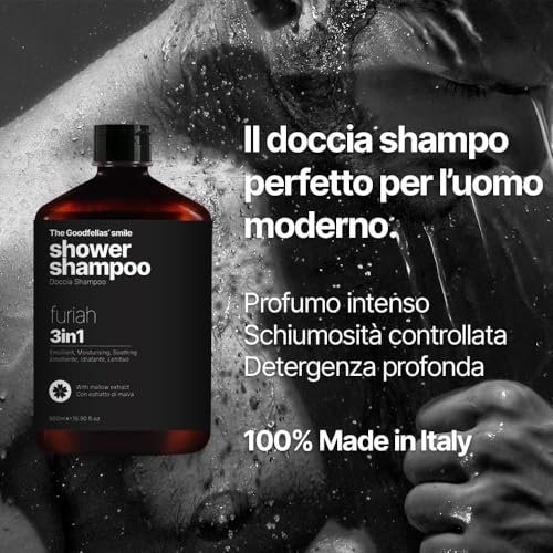 Goodfellas' Smile FURIAH 3-in-1 Shampoo & Body Wash, 500ml