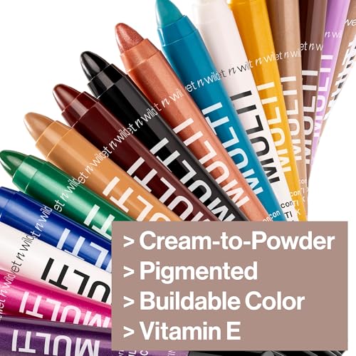 wet n wild Color Icon Cream Eyeliner Eyeshadow Multi-Stick, Moisturizing, Nourishing Velvety Cream-to-Powder Buildable & Blendable Formula, Cruelty-Free & Vegan - Lavender Bliss