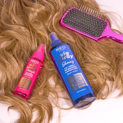 Red by Kiss Wig Spray - 6-in-1 Shine & Detangle (2oz)