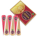 Zenia 6 Pack Natural Henna Hair Color Paste Cones Reddish Brown