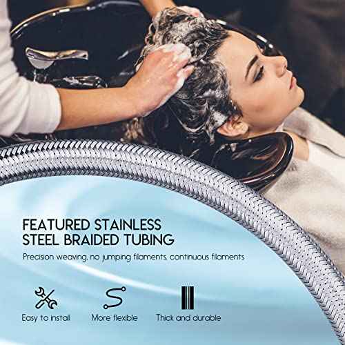 LukLoy Shampoo Bowl Vacuum Breaker Kit for Shampoo Bowl Faucet, Salon Sink Parts, Shampoo Bowl Faucet Kit (Vacuum Breaker Kit)