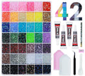 50000 PCS Bedazzling Rhinestones Kit - 42 Colors 3mm Flatback Gems