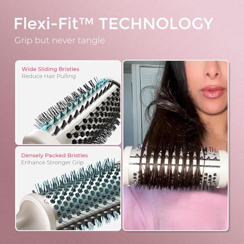TYMO Thermal Brush + TYMO Flat Iron Hair Straightener Set