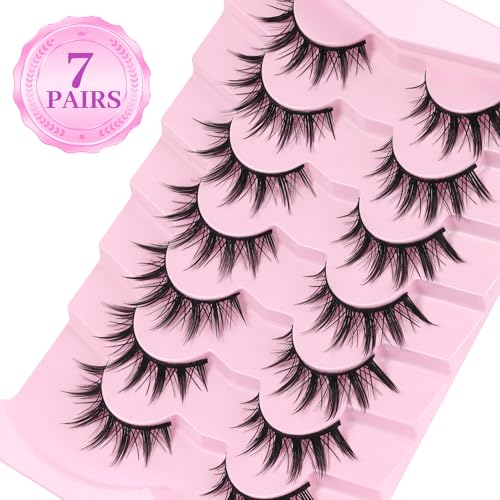 Losha Manga Lashes - 7 Pairs Natural Anime Style Eyelashes