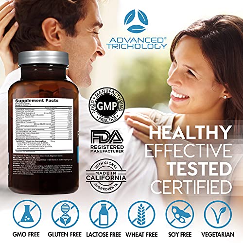 Advanced Trichology FoliGROWTH Hair Growth Supplement for Thicker Fuller Hair, Approved by the American Hair Loss Association, Backed by 20 Years of Experience in Hair Loss Treatment Clinics