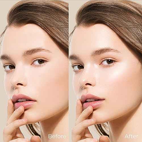 Dewy Highlighter Makeup 15g/0.53fl.Oz, Highlighter Makeup Stick for Face and Body, Radiant & Shimmer Glow, Buildable Color for All Day | Vegan & Cruelty-Free | Champagne Beige Gold