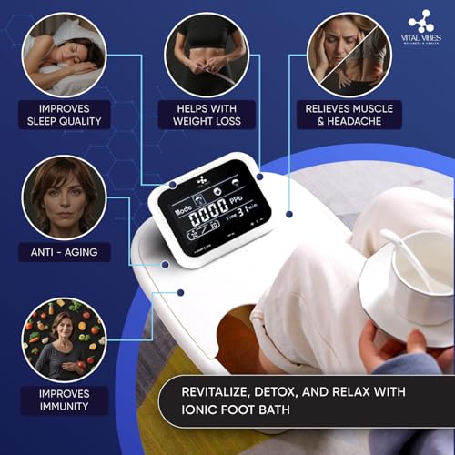 Ionic Foot Bath Detox Machine with Touch Display - Complete Spa Kit