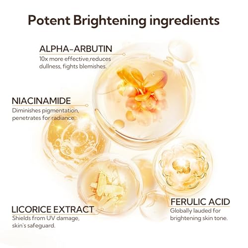 LANBENA Brightening Toner, Facial Toner with Vitamin C for Even Tone, Hydrating Toner for face, Alcohol Free, Boost Radiance, Calming Skin, Refreshing, Fragrance Free - Skincare for Face