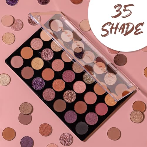 Profusion 35 Shade Eyeshadow Palette - Matte, Shimmer & Glitter
