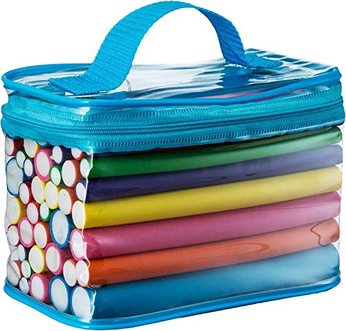 Tifara Beauty Heatless Hair Rollers 42-Pack 7" Soft Foam Curlers