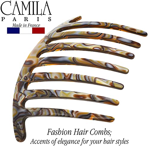 Camila Paris CP3186 French Hair Comb Clip - Onyx