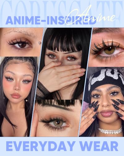 CORUSCATE Manga Lash Clusters with Bottom Lashes | Spiky Anime Eyelash