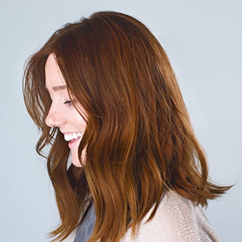 eSalon Permanent Hair Color Kit - Medium Brown Copper Golden 5CG, Ammonia-Free, Gray Coverage