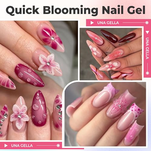 Nail Blooming Gel - Clear 15ml for Watercolor, Marble & Floral Nail Art - DIY & Salon Use