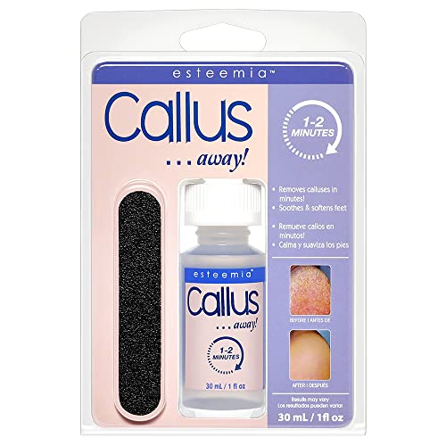 Foot Callus Remover Gel with Free Foot File - Smooths Calluses