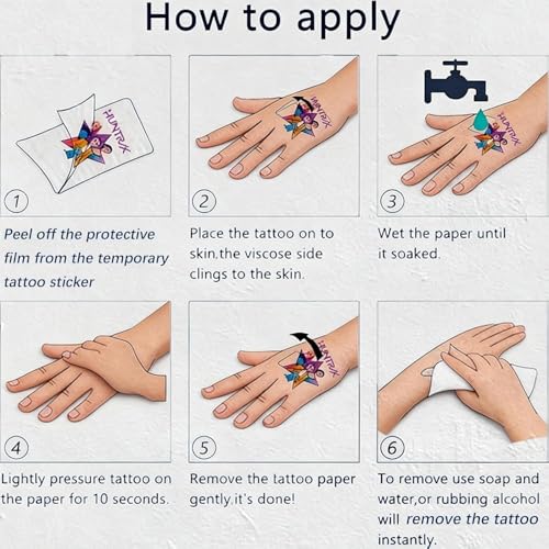 50pcs K.POP Demon Hunters Temporary Tattoos Korean Idol Cartoon Body Tattoo, Birthday Party Favors DIY Activity Supplies for Kids