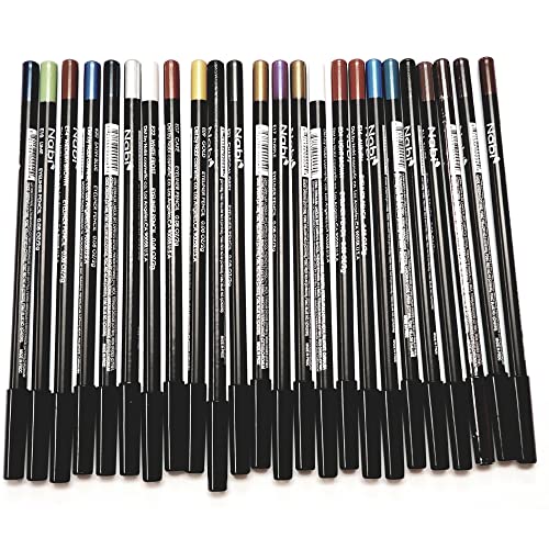 Nabi 24-Piece Eyeliner and Eyebrow Pencil Set